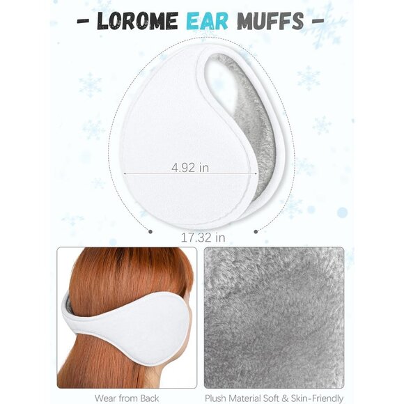 Women Wight Knit Beanie Hat, Gloves, Scarf & Ear Warmer Set - Winter - Picture 5 of 7